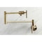 Kingston Brass KS4103CML Wall Mount Pot Filler, Antique Brass KS4103CML - alternate 3